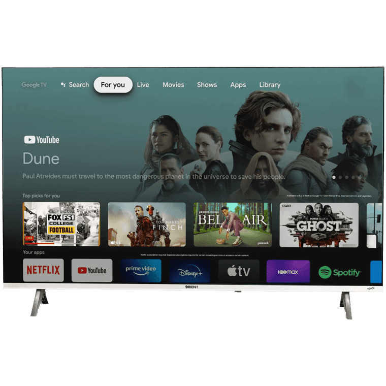 Orient Vision 55S UHD Smart LED TV Gray for Canada